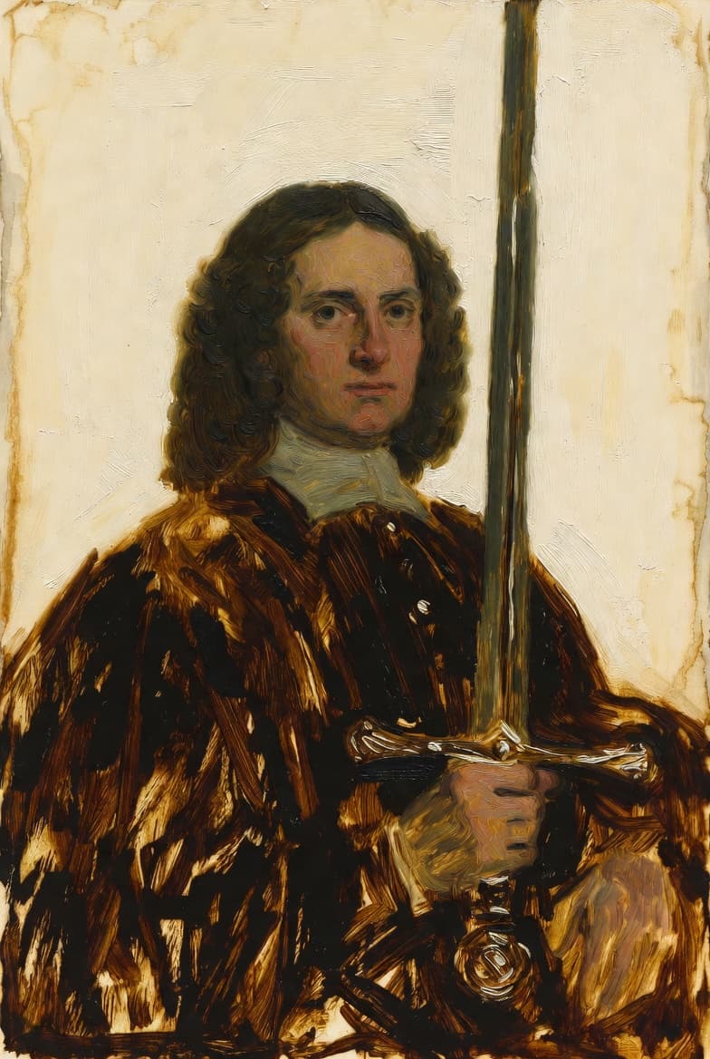 The civil magistrate as the sword of God, painted plate
